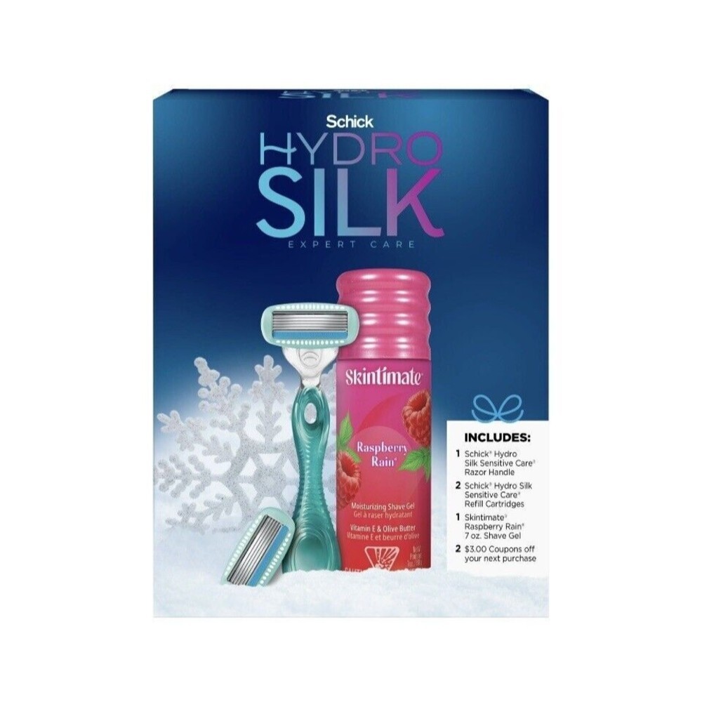 Schick Hydro Silk Expert Care, Handle, 2 Refill Cartridges & 7 Oz Shave …